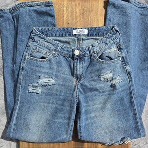 Telepatía Distressed Blue Jeans – Size 0 / 24